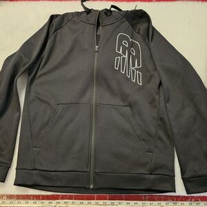 New Balance Mens Medium Black Full-Zip Jacket With Dry Fast Technology